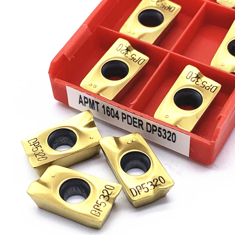 

APMT1604 APMT1135PDER MO DP5320 DP5420 high-quality carbide inserts APMT CNC lathe parts tool milling inserts RPMW