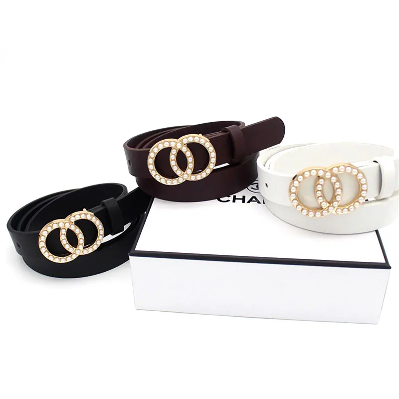 

Double Ring Women Belt Fashion Waist Belt PU Leather Metal Buckle Heart Pin Belts For Ladies Leisure Dress Jeans Wild Waistband