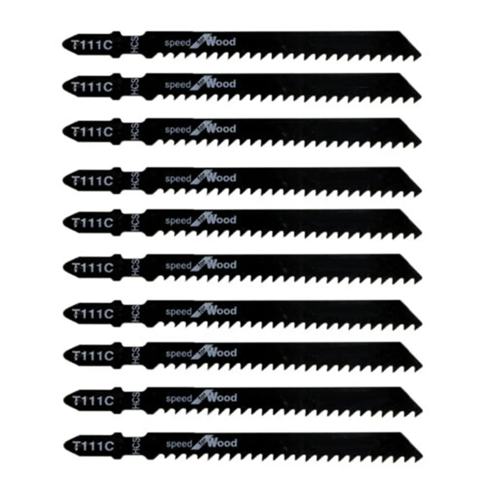 

25 Pcs T111C Jigsaw Blades Saw Blades Assorted Blades Set High-Carbon Steel For Metal Wood Cutting Workshop Supplies