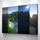 Картина Minecraft - Биом красочная Картина на холсте, современный домашний декор комнаты