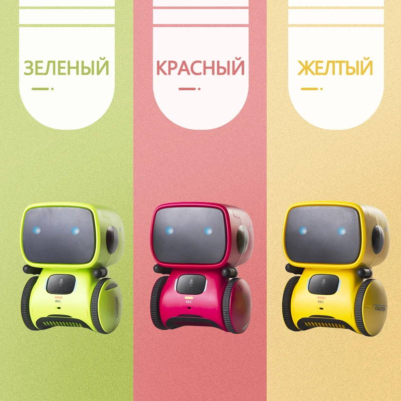 

New Russian Robot Toy for Kids Dance Voice Command Touch Control Toys Interactive Robot Cute Toy Smart Robotic for kids Gifts