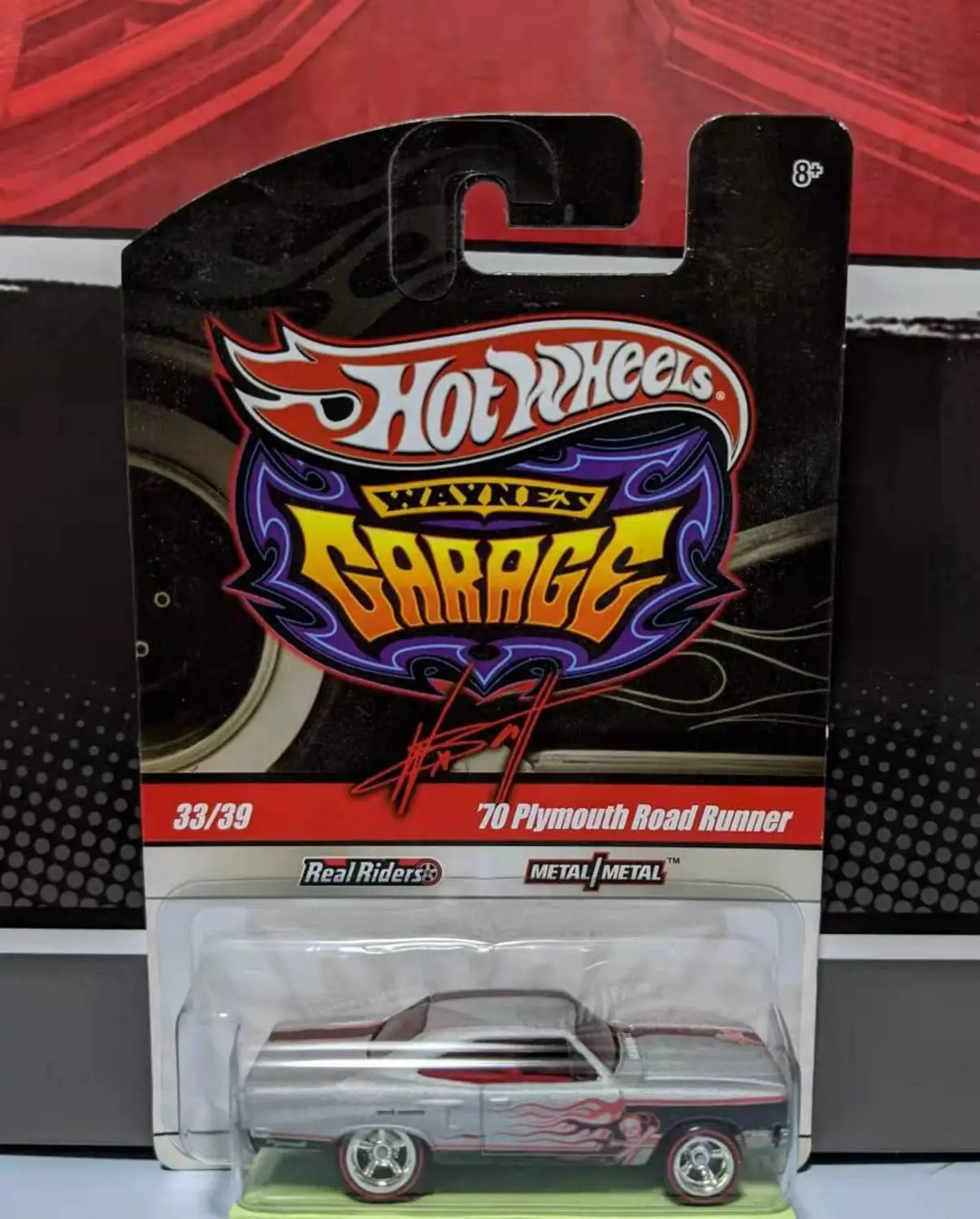 

HOT WHEELS Cars 1/64 Wayne's Garage 70 PLYMOUTH ROAD RUNNER Signed Edition Collector Edition Metal Diecast Model Car Kids Toys