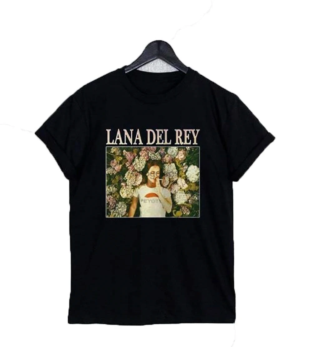 Винтажная рубашка Лана Дель Рей винтажная Ланы известная с логотипом для мужчин