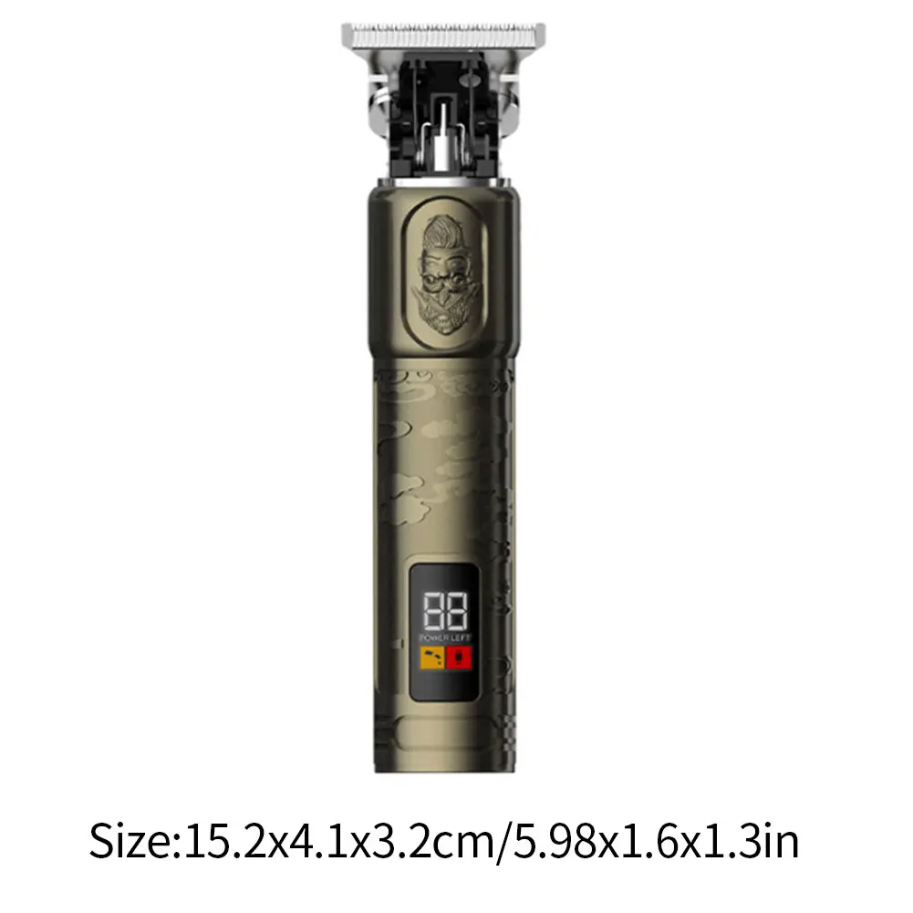 

Hair Trimmer For Man USB Rechargeable T-Outliner LCD Hair Clipper Electric Shaver Beard Barber Hair Cutting Machine Men Hair Cut