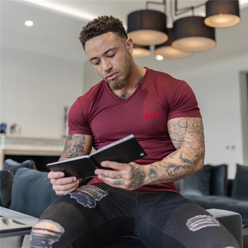 2021 брендовые новые модные мужские короткий рукав Фитнес Футболка классическая