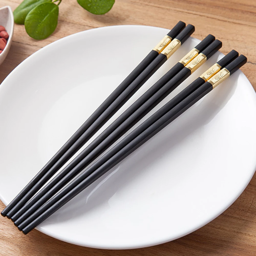 Нескользящие палочки для еды 10 пар безопасные в посудомоечной машине из