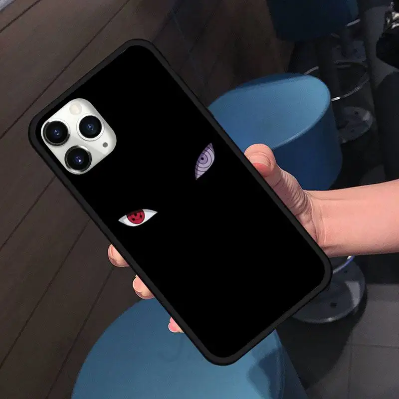 

Naruto Itachi Sharingan eyes design Phone Case for iPhone 11 12 pro XS MAX 8 7 6 6S Plus X 5S SE 2020 XR shell cover funda