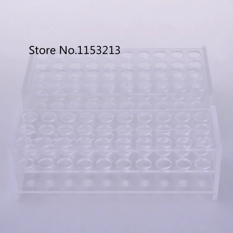 Стойка для пробирок прямоугольная прозрачная из плексированного стекла стойка 15