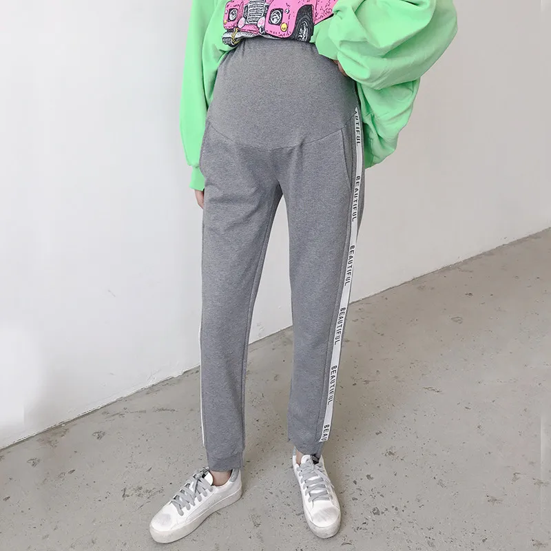 Сексуальные штаны для йоги беременных регулируемые спортивные брюки с