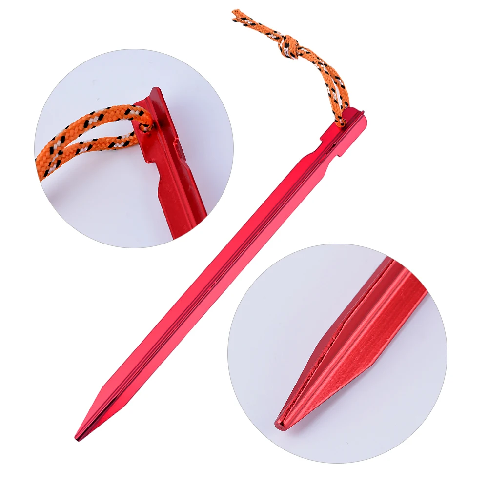 Алюминиевая палатка для ногтей 700I из алюминиевого сплава с веревкой кемпинга