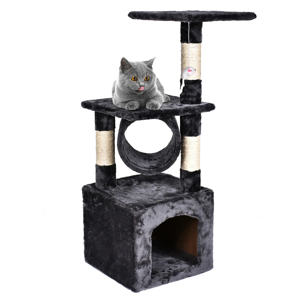 3" Deluxe Cat Tree Level, доска для царапания активности, дерево с когтеточками для котят