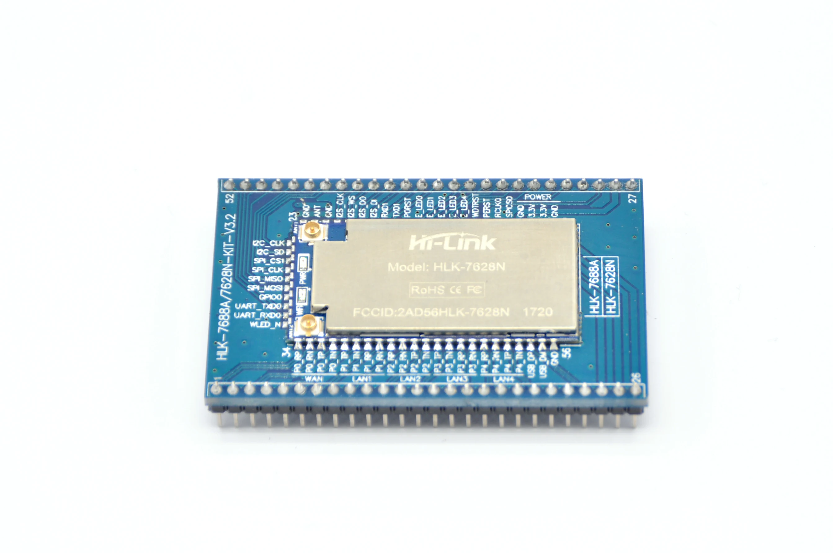 Бесплатная доставка Hi-Link UART встроенный беспроводной Wi-Fi модуль MT7628 openwrt ОЗУ 128 м