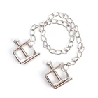 Стимулятор груди зажимы для сосков из нержавеющей стали металлическая цепь зажимы для сосков Секс Флирт Игрушки для взрослых продукт секс пара игра Горячая