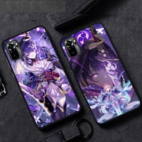 genshin impact raiden shogun phone case for iphone transparent soft 13 12 11 8 7 plus mini x xs xr pro max