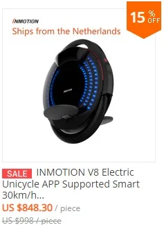 INMOTION V8 Электрический Одноколесный велосипед Monowheel Одноколесный самокат EUC внедорожный приложение с декоративными лампами электрический самокат