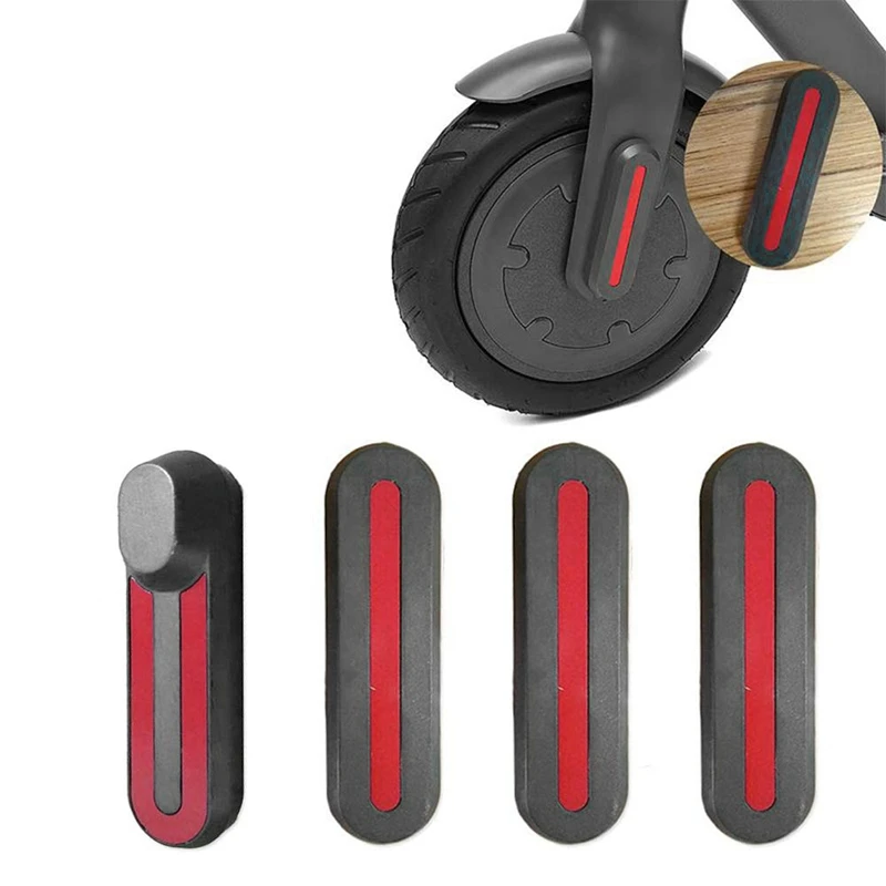 

24 Pcs Wheel Hubs Cap Protective Shell Case with Sticker Decals & 10Pcs Scooter Parking Stand Kickstand