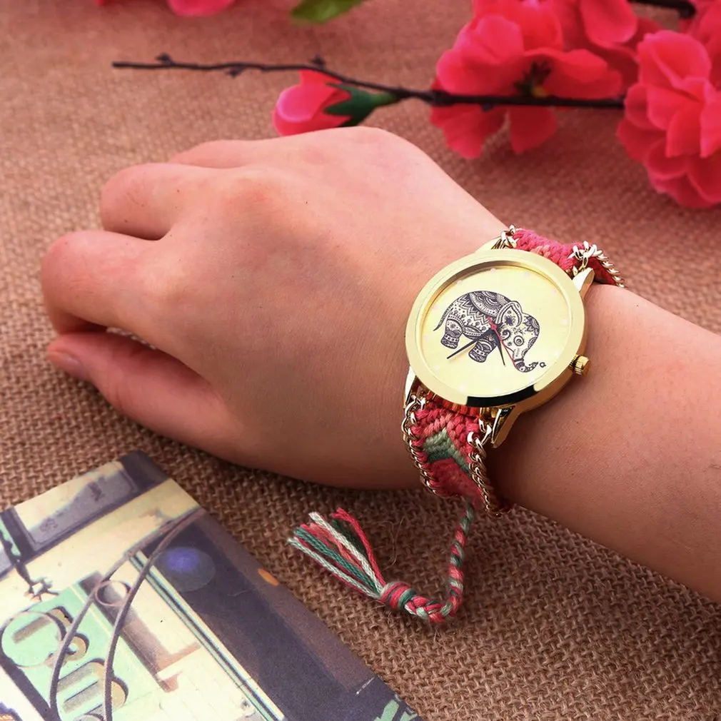 Женские GENEVA этнические смесь хлопка бренд ручной работы плетеный браслет со