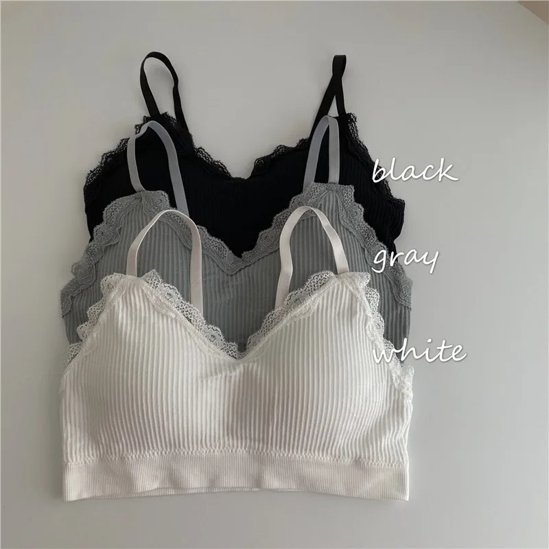 

Lingerie women's Korean troweled chest wrap bra vest Stretch sexy comfort