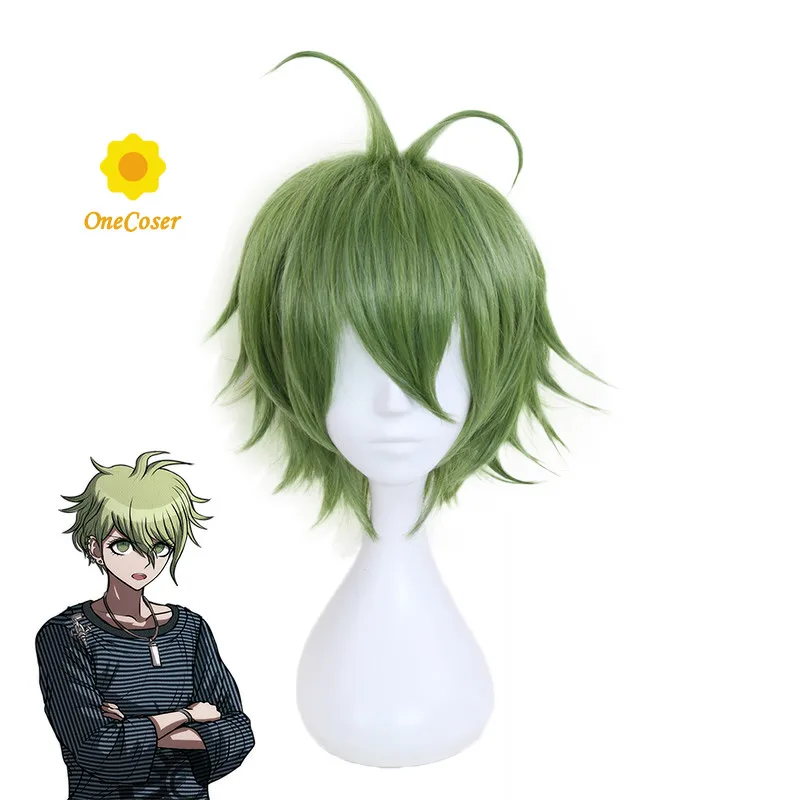 Аниме Danganronpa Rantaro Ямамай Косплэй Средний парик для косплея данганронпа Уганда