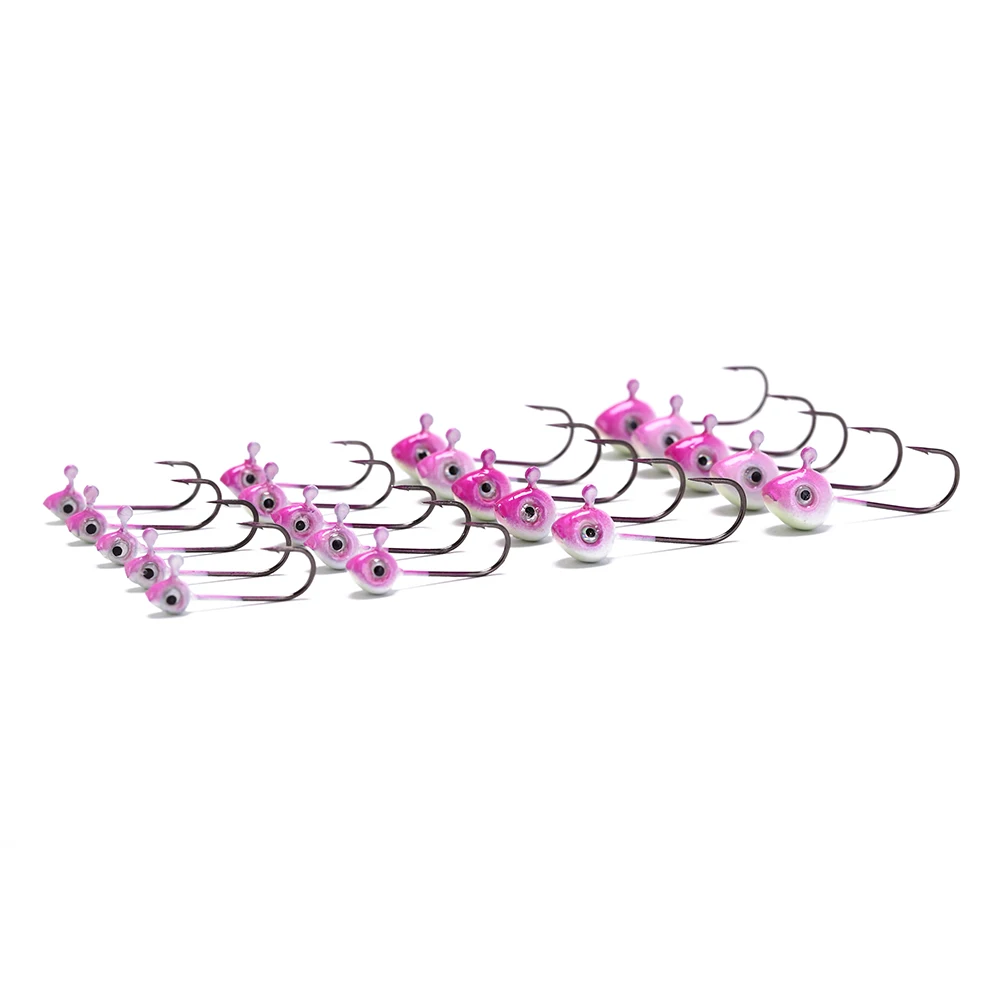 

5 PCS 0.5g / 1g / 2g / 3g Mini Hooks Bait Fishhook Barbed Single Hook Fishing Jig Head Hook Lure Simulation