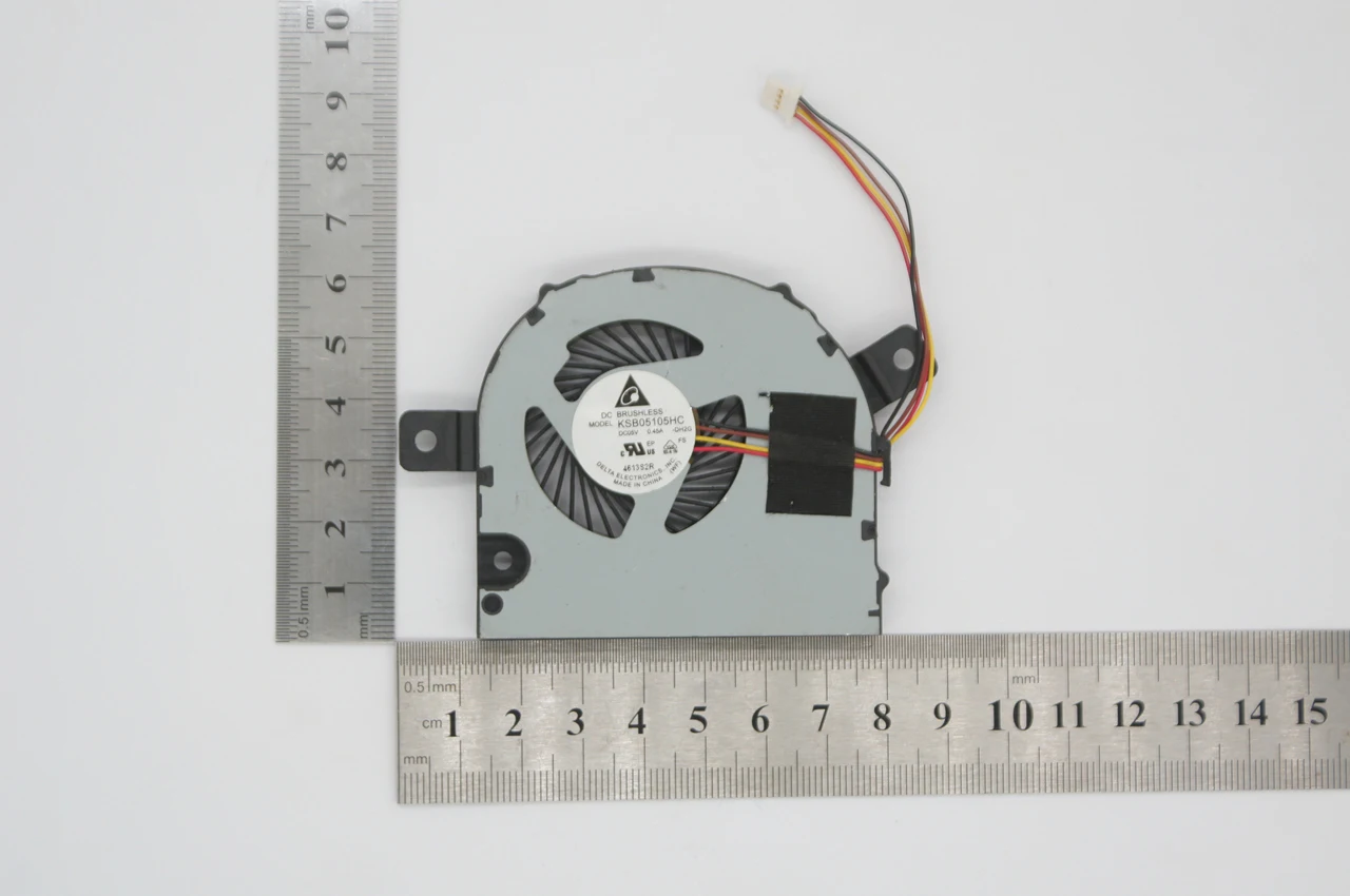 台达4线笔记本内置散热风扇DELTA KSB05105HC DC5V 0.45A 4pin Cooling Fan Compal DC28000E1D0