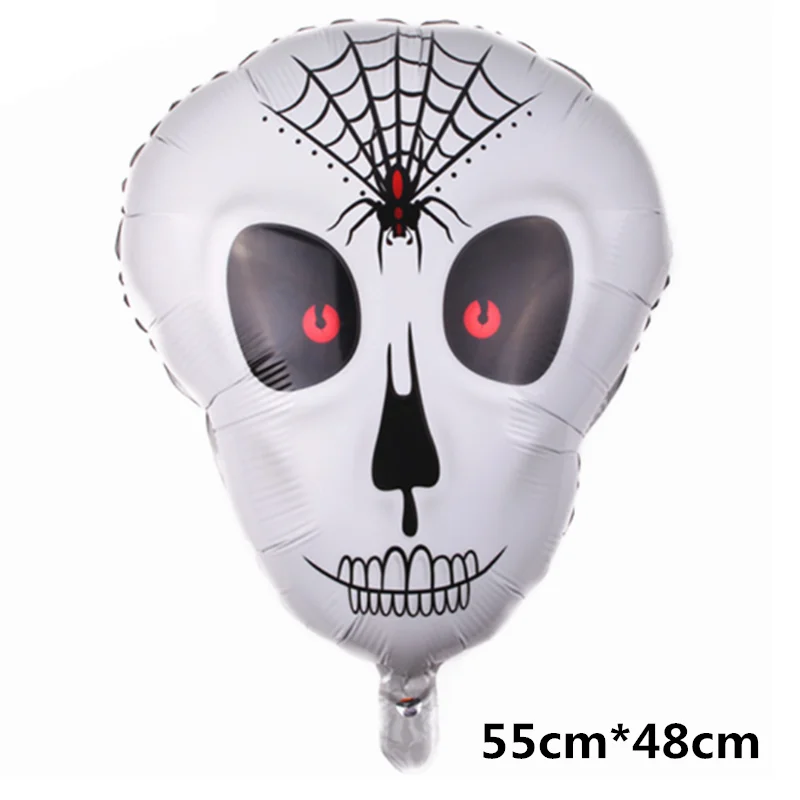1 шт. 22 Дети Хэллоуин украшения фольги Воздушные шары ужас кошка Ведьма и летучая