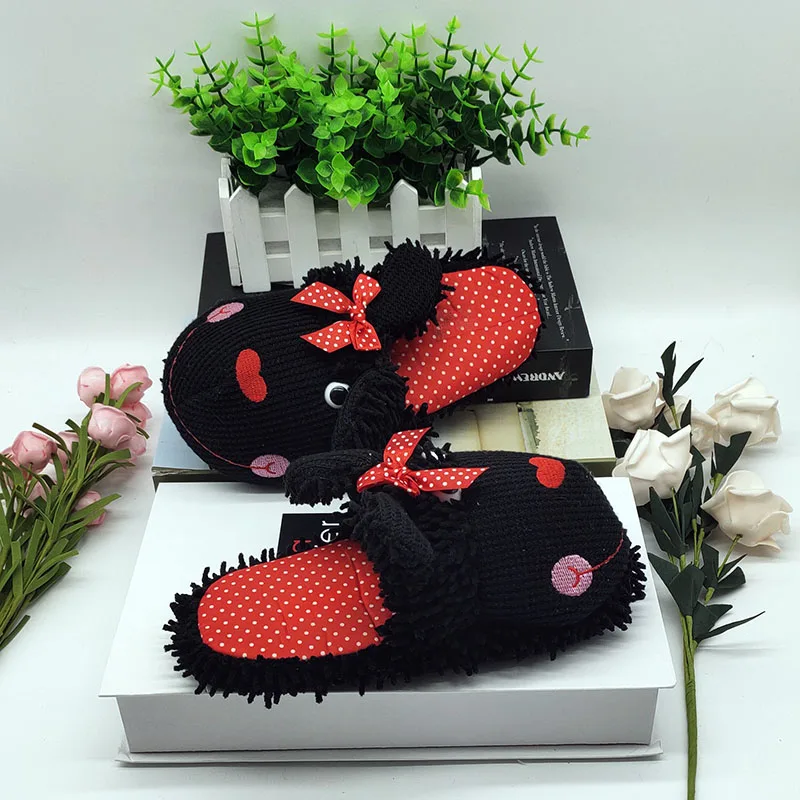 Cute Animal Slipper For Women Girls Fashion Kawaii Fluffy Winter Warm Slippers Woman Cartoon House Slippers Funny Shoes Gift