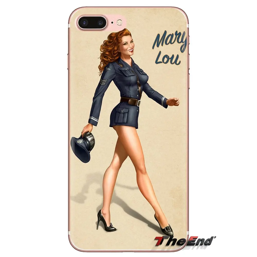 Transparent Soft Shell Covers pretty Pin Up Girl For Huawei Nova 2 3 2i 3i Y6 Y7 Y9 Prime Pro GR3 GR5 2017 2018 2019 Y5II Y6II |