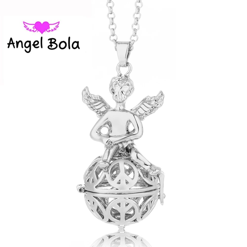 Металлический кулон в виде клетки с эфирным маслом Ангел бола 20 5 мм L013 | Украшения