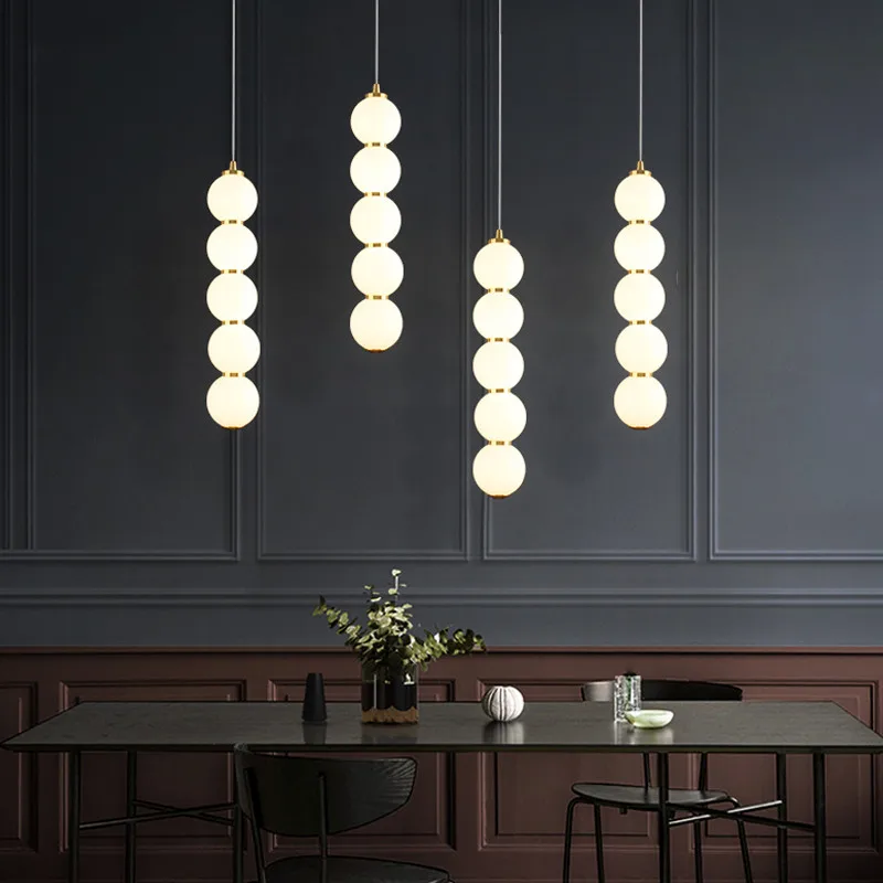 

Nordic стеклянные шаровые подвесные светильники золотой современный светодиодный сменный подвесной светильник для гостиной, дома, лофта, промышленный декоративный светильник