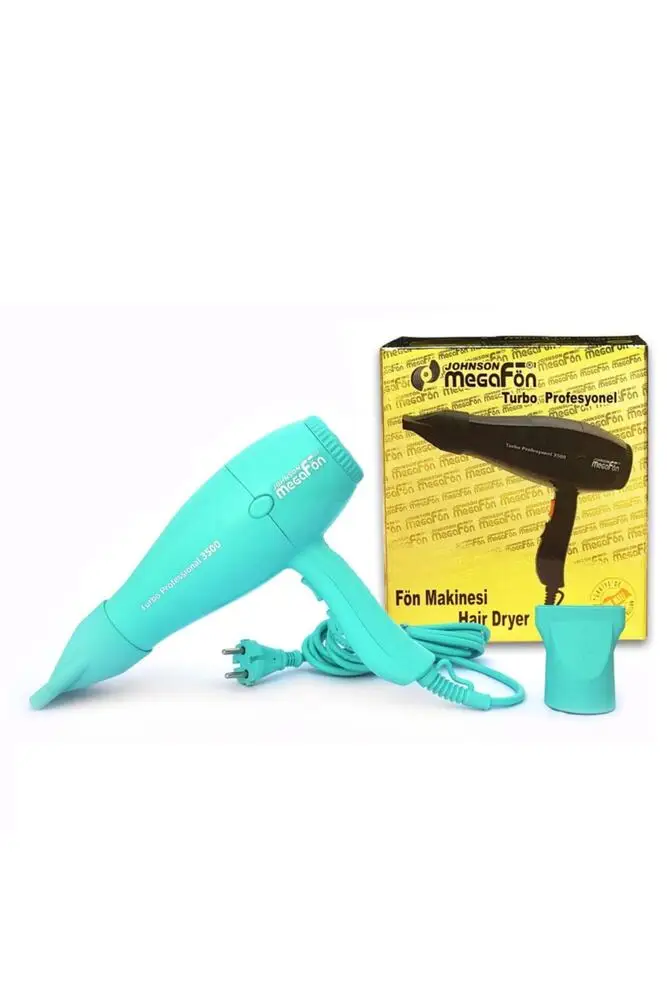 

Megafon Professional Hair Salon Hair Dryerblow dryer 2400w Turquoise