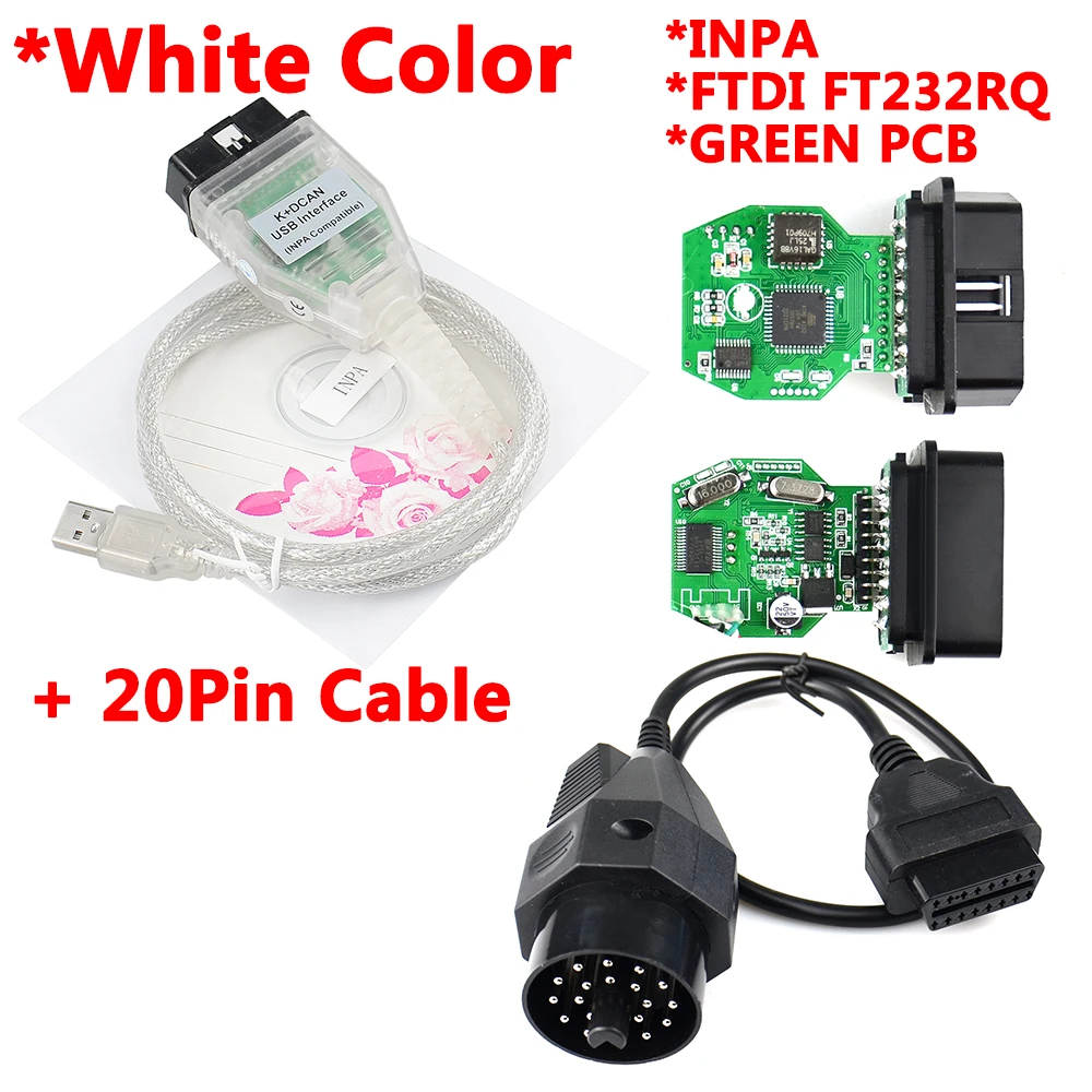 INPA K + DCAN USB интерфейс для BMW OBD CAN с переключателем диагностический переключатель