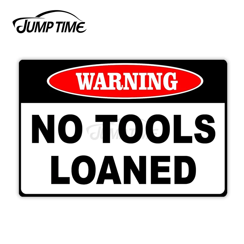 Автомобильная наклейка без инструментов, Предупреждение x 6,6 см Автомобильная наклейка без инструментов, Предупреждение x 6,6 см