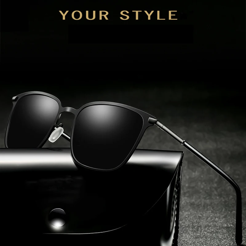 

New high-definition metal frame men's sunglasses fishing polarized glasses men and women driving outdoor UV400 fishing glasses