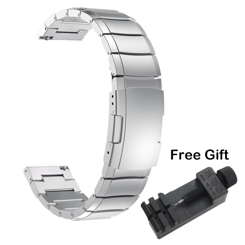 YZ-Silver 20 мм 22 мм металлический ремешок для часов huawei Watch GT2 браслет для samsung Galaxy 46 мм gear S3 ремешок на запястье Amazfit 2 быстрая установка - Цвет ремешка: YZ-Silver