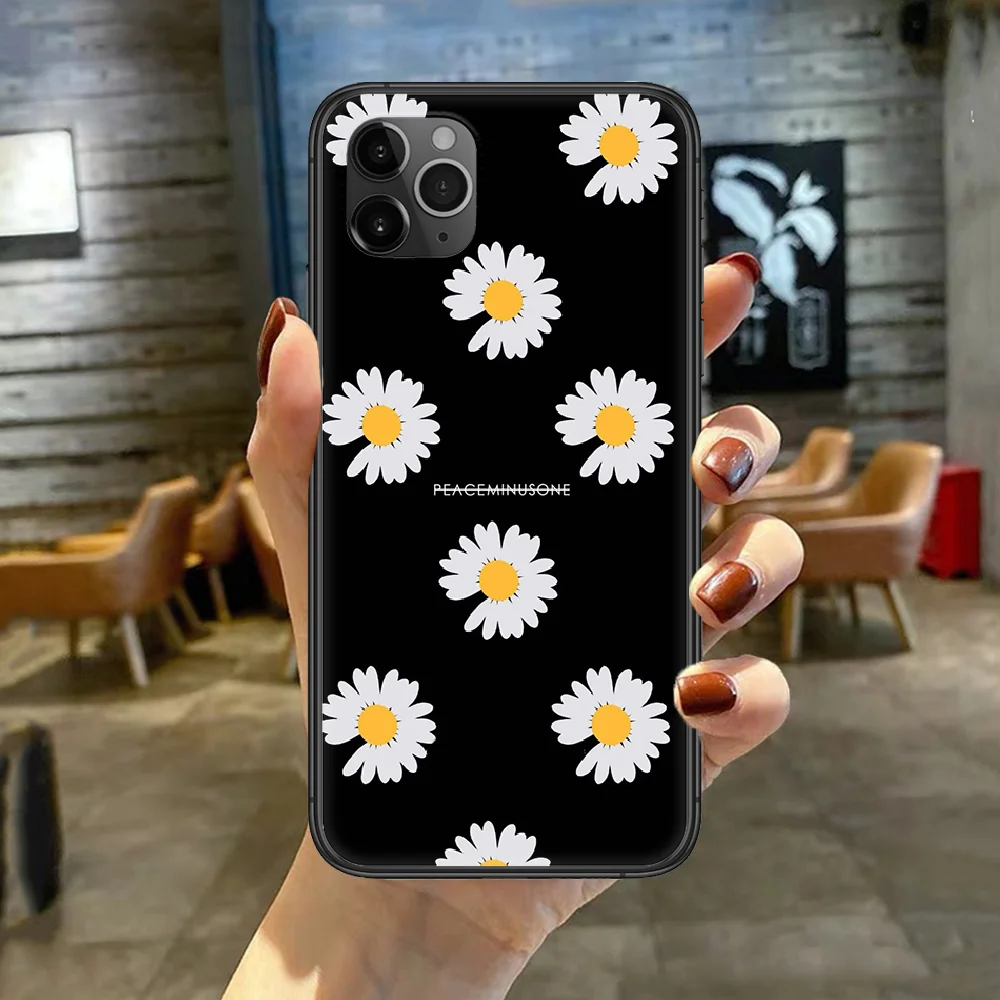 

Korea PEACEMINUSONE G Dragon Phone Case Cover For Iphone 5 5S 6 6S PLUS 7 8 11 12 Mini X XR XS PRO SE 2020 MAX black Shell Soft