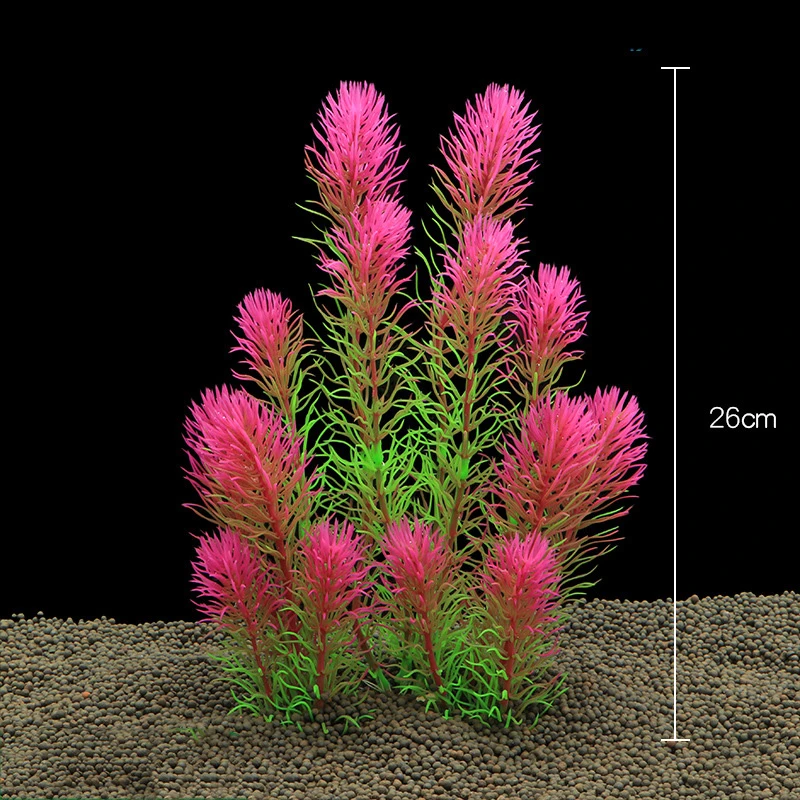 Искусственное растение для аквариума 26 см | Дом и сад