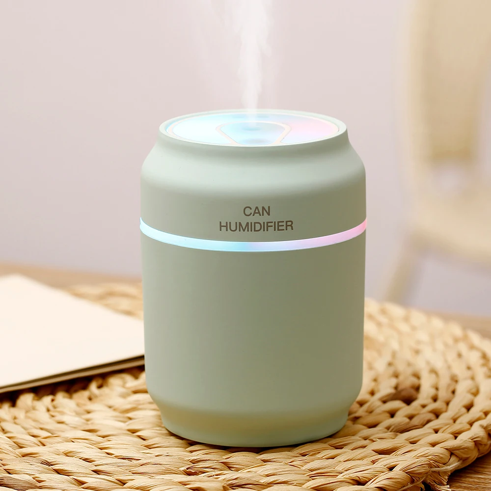 200ml ultrasonic humidifier multi-function essential oil household atomizer usb vaporizer diffuser LED night light | Бытовая техника