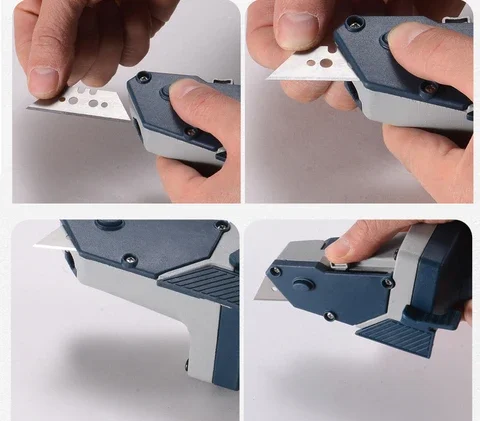 

Plasterboard Cutter Tool Portable Woodworking Hand Push Automatic Cutting Ruler And Pencil Multi-Use Gypsum Board Cutting Tool