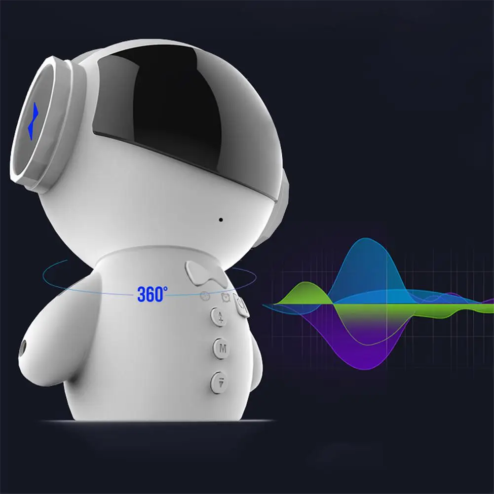 Bluetooth динамик часы робот многофункциональный внешний аккумулятор мини микрофон карта вставить динамик R20