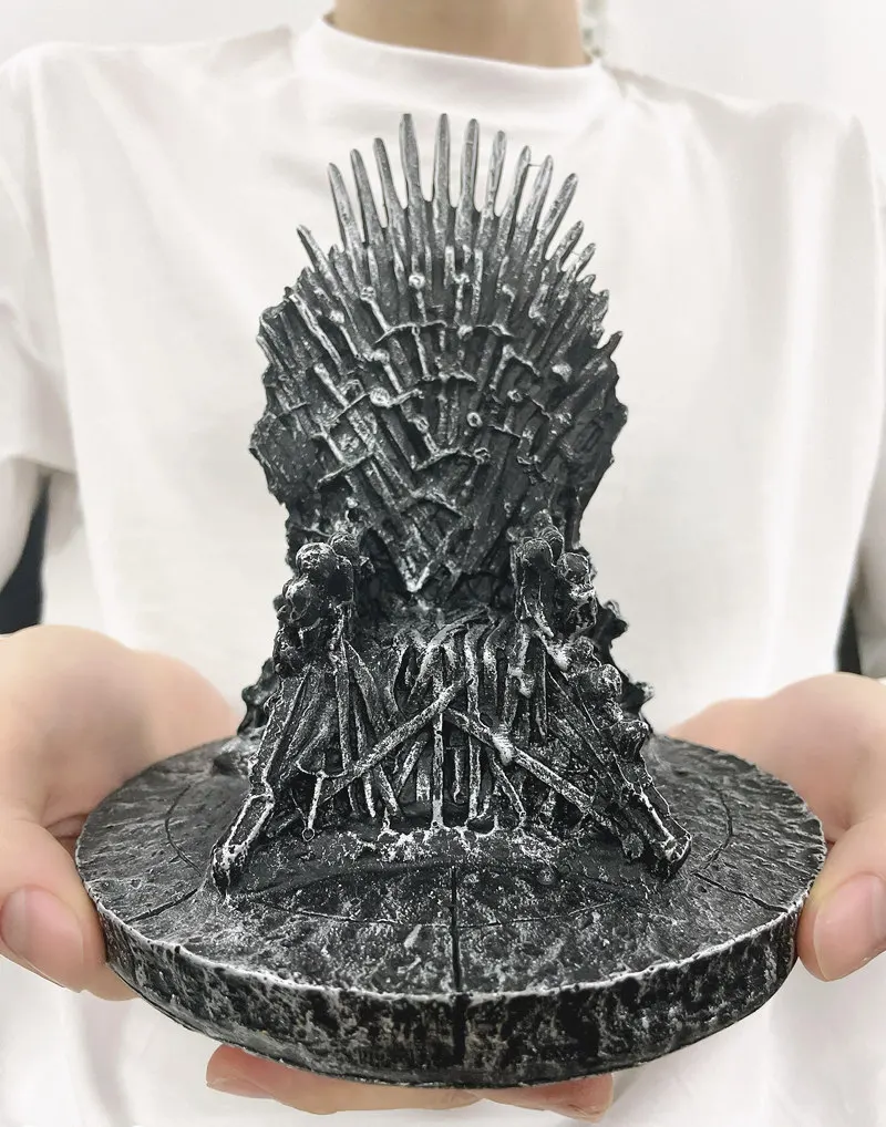 

[VIP] The Iron Throne 17cm Thrones A Song Of Ice And Fire Figures Action statue model One Piece Collection Model Home decoration