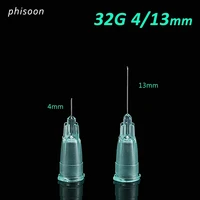 32g needle piercing transparent syringe injection glue clear tip cap for pharmaceutical injection needle 32g 4mm 13mm