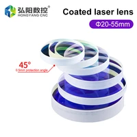 optical fiber cutting machine laser protection lens diameter 20 55mm diamond double sided coating quartz welding window