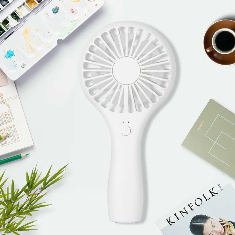 

Mini fan portable hand held desk air conditioner humidification cooler cooling Blades Creative Home Battery Operated USB Power