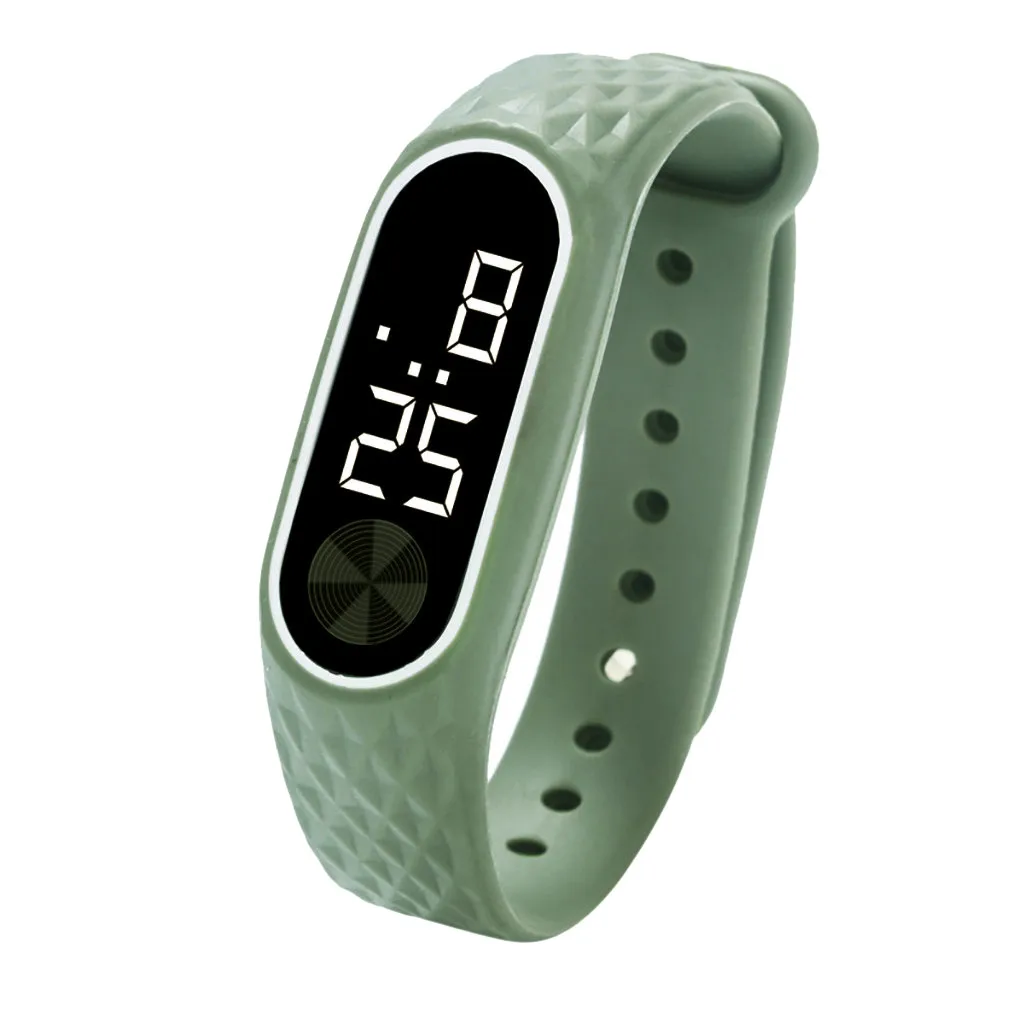 Спортивные цифровые часы Relogio стильные унисекс Reloj светодиодный силикагель