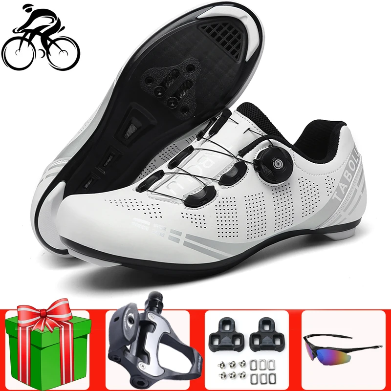 

Road Cycling Shoes Men Women Breathable Self-locking Bicycle Sneakers Ultra-light Sapatilha Ciclismo Outdoor Racing Bike Shoes