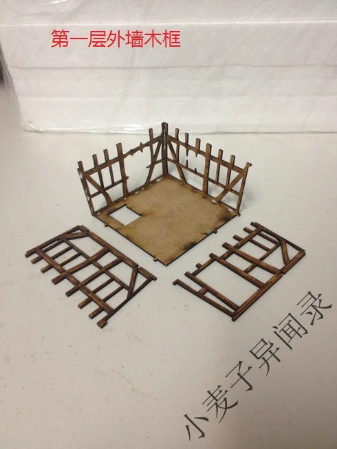 3 этажный дом Gloomhaven церковная война настольные игры молоток PP Infinity TRPG настольная панель RPG лазерная резка липа деревянная