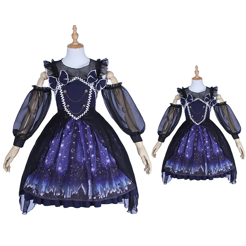 

New Middle Ages Europe Women Dress Cosplay Costume Europe Lolita Vintage Skirt Costumes Halloween Carnival Party For Girl Dress