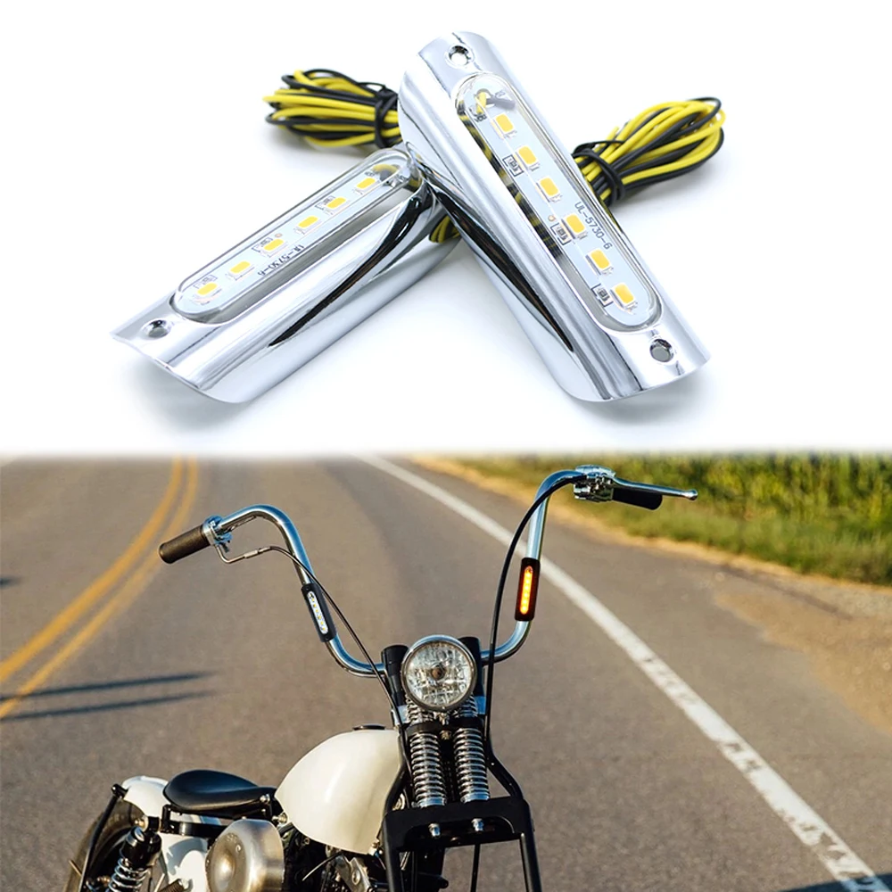 СВЕТОДИОДНЫЕ ПОВОРОТНЫЕ сигнальные огни Янтарный универсальный мотоцикл шоссе