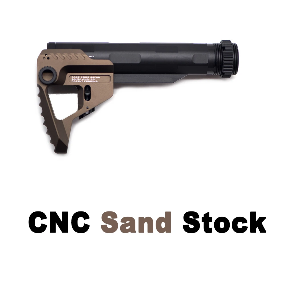 Sand and Black CNC Стоковая позиция для AEG страйкбол пневматические пистолеты M4/M16 Пейнтбол принадлежности для охоты BD556 AEG страйкбол запас - Цвет: Sand and Black